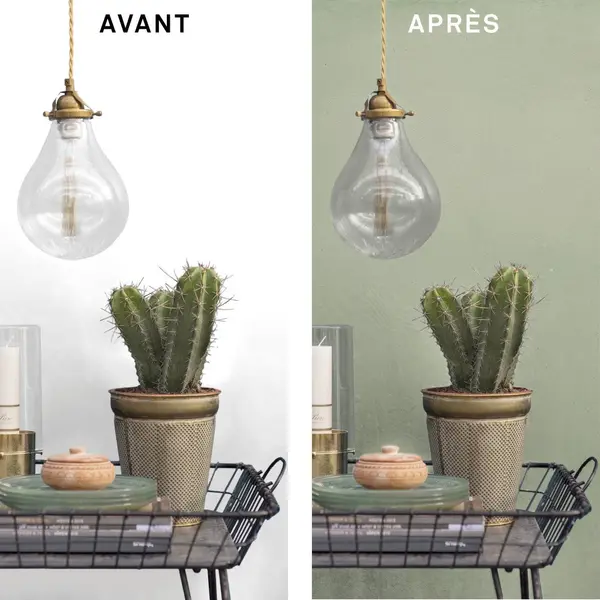Peinture à effet, Nuage de chaux MAISON DECO, classe verte, mat, 2 l - MAISON DECO
