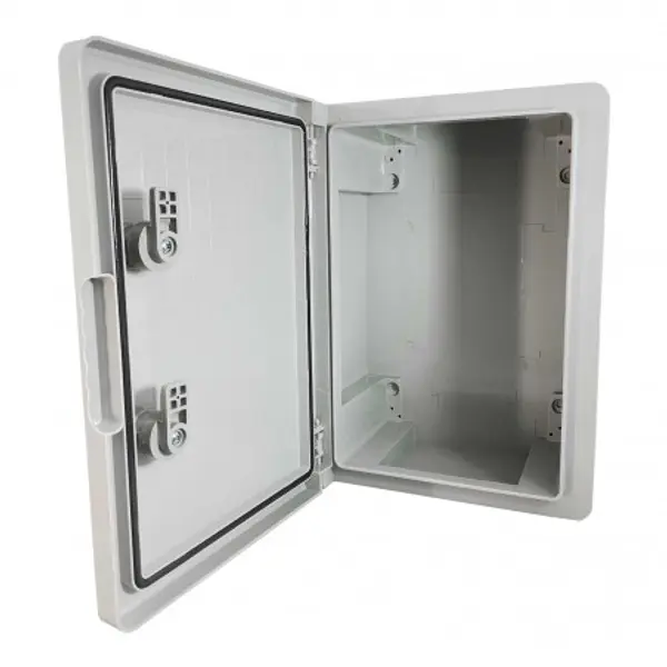 ABS352515 IDE Coffret ABS étanche IP65 350X250X150 Porte opaque - avec plaque de montage