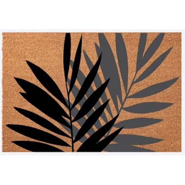 Paillasson 60x40 Fibre Naturelle - Feuilles - PROLOISIRS