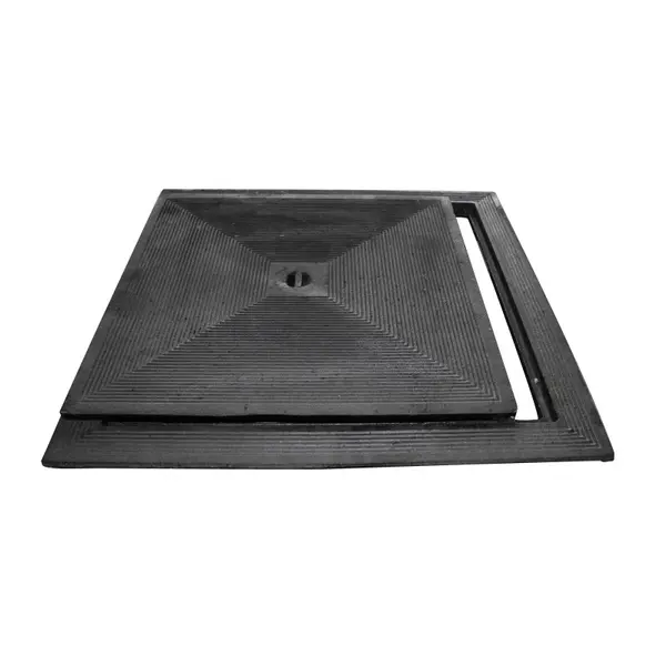 Taque en fonte simple paroi 40 x 40 cm SCALA