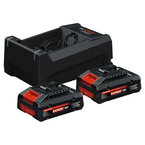 Pack 2 Batt Expert EXBA 18V-40 Chargeur GAL 12V-18V-80 Bosch Expert