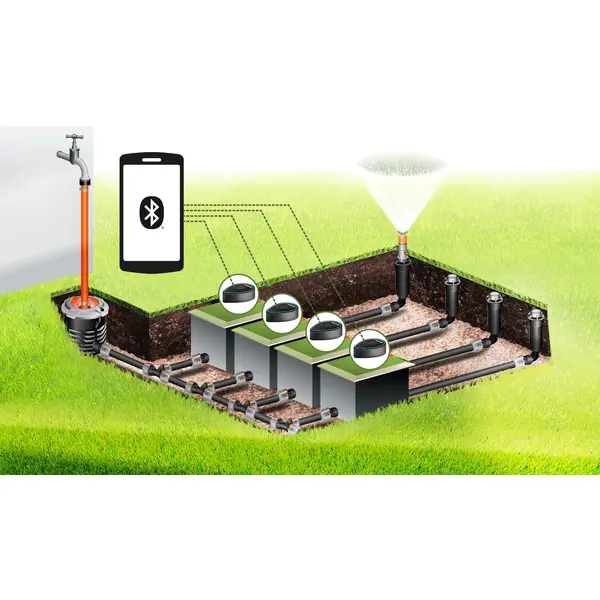 Electrovanne programmable 1" 9V Bluetooth® - GARDENA