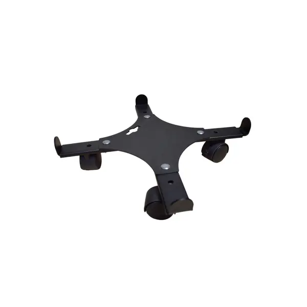 Essentis roule plante extensible 34-51 cm noir - acier époxy - charge 100 kg - Louis Moulin