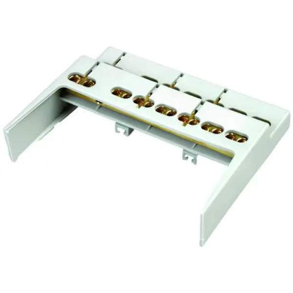 22017 IDE Barrette de terre pour coffret 8 modules 2x(8+2 connexions) IP40 - COMBI - ORO - HABITAT
