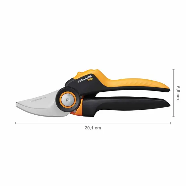 Sécateur X-series? P921 lame franche Ø 26 mm - à crémaillère - poignée tournante - moyenne main - FISKARS