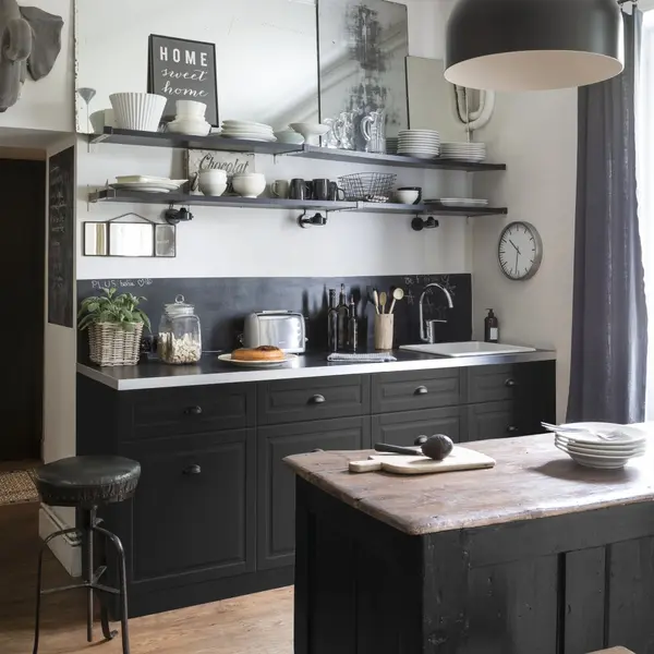 Lasure intérieurepoutre et lambris Relook bois MAISON DECO, noir satiné, 2 l - MAISON DECO