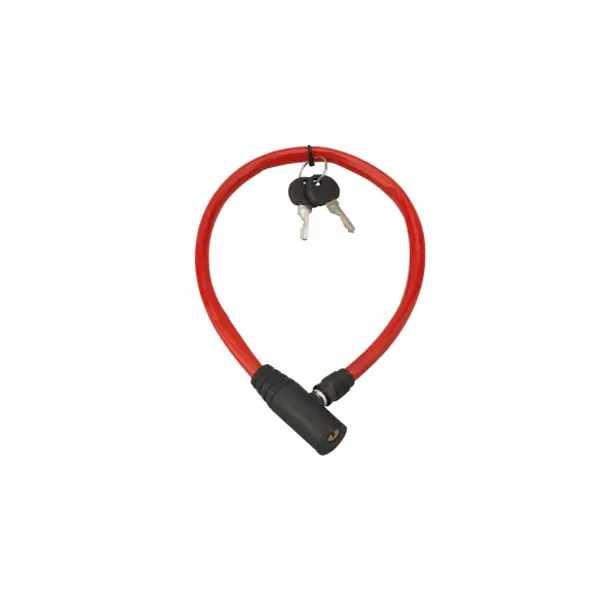 Antivol à clé Twisty, câble acier, vélo, 5mmx0.5m, 2 clés - THIRARD