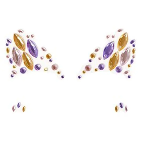 Bijoux visage autocollants Halloween (plusieurs modèles)