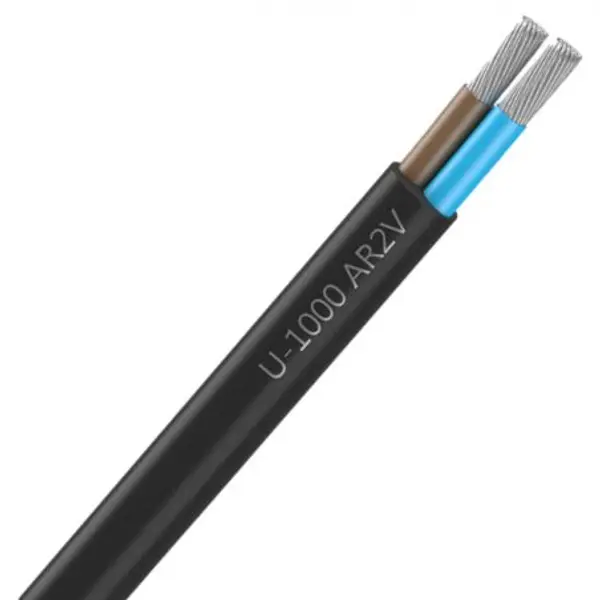 Cable aluminium U1000 AR2V 2x25 TGL coupe au mètre