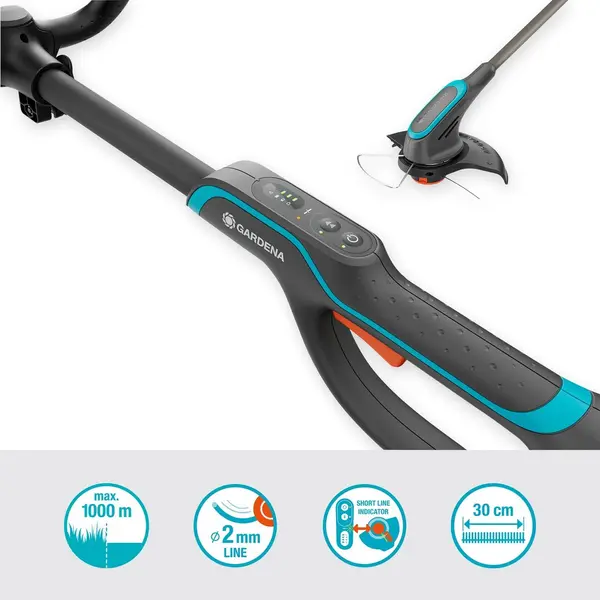 Coupe-bordures à batterie - PowerTrim 30/18V P4A - Fil 2 mm - Mode PowerBoost - GARDENA