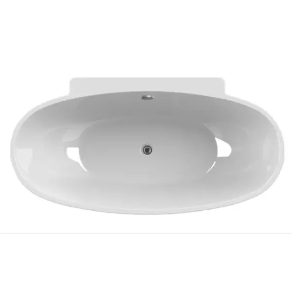 baignoire ilot ancodesign 165x80x55 pieds metal reglables 140l