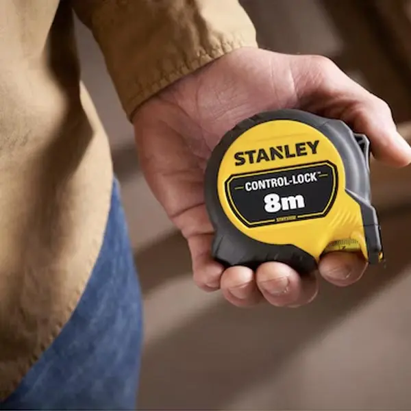 Mesure 8Mx25mm Double Marquage Magnétique Control-Lock Stanley