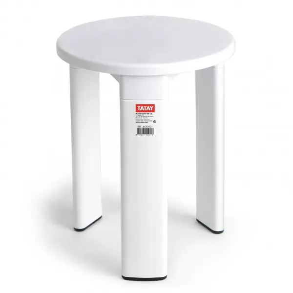 Tabouret à poser, blanc - TATAY