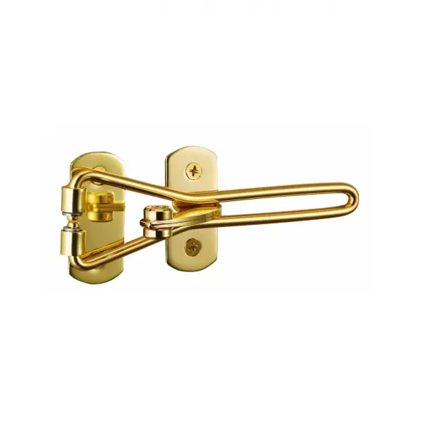 Entrebailleur pour porte d'entrée, taquet d'arrêt, 142mm, doré - THIRARD