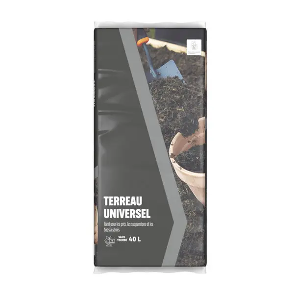 Terreau universel 40 L - sans tourbe