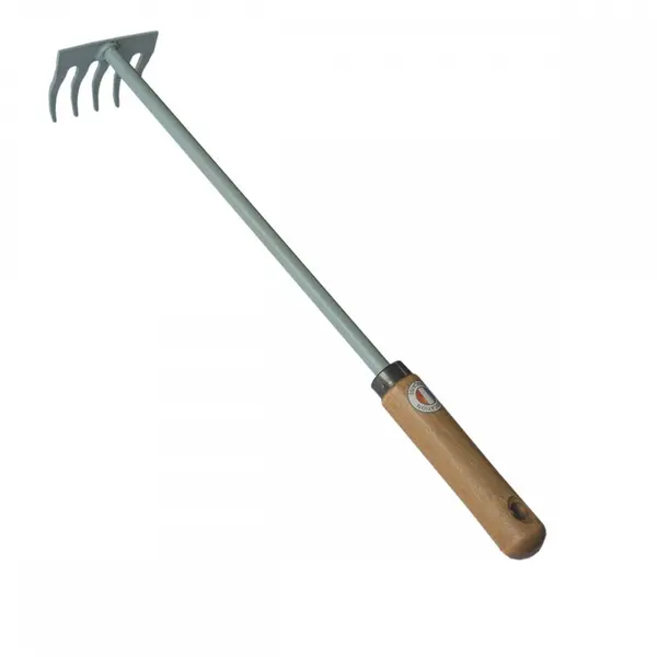 Râteau à fleurs 5 dents - manche extra-long bois PEFC - outil de jardin - PERRIN