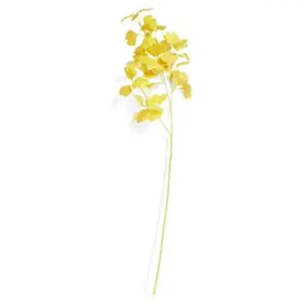 Branche déco artificielle vert ou jaune L.90cm