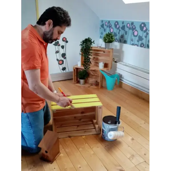 Pinceau plat spécial lasure "Traitement Bois"