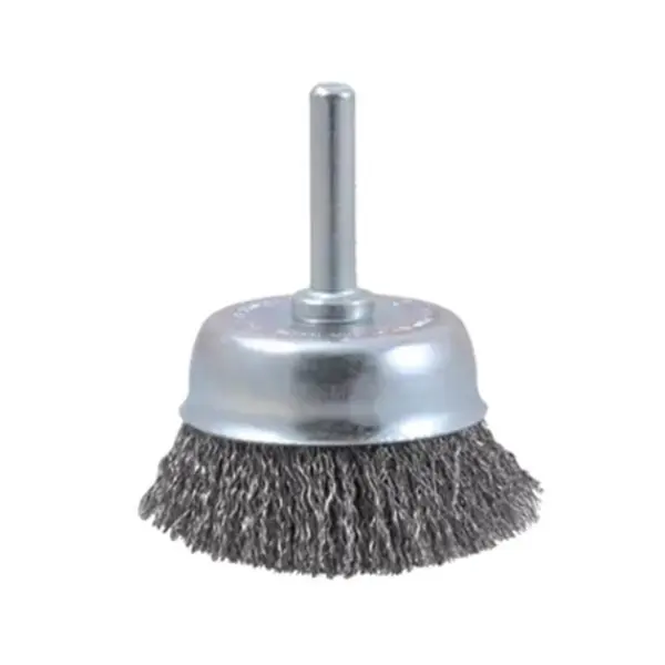 Brosse Coupe Sur Tige De 6 Mm D50 Mm Inox Ondulé 0,30 Mm Osborn