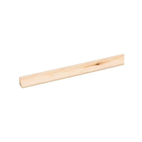 Moulure corniche en pin 270 x 1,3 x 1,3 cm