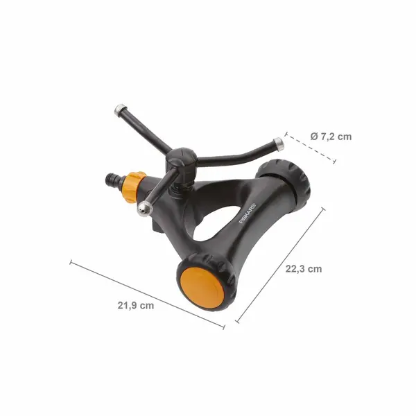 Arroseur rotatif métal sur roues - FISKARS