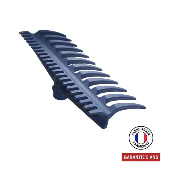 Râteau réversible 12/22 dents nylon renforcé fibre de verre - sans manche - PERRIN