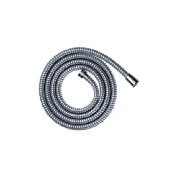 Flexible de douche effet annelé - chrome - 15x21 - long 1,60ml