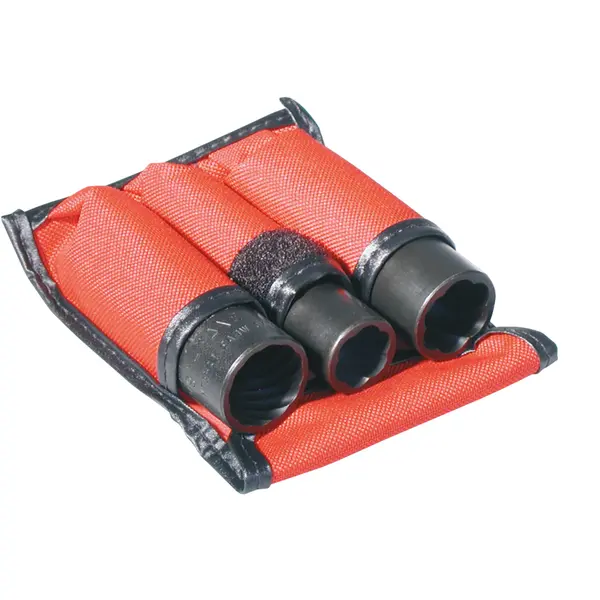 Jeu de douilles à chocs écrous abîmés 1/2'', 17, 19, 21 mm