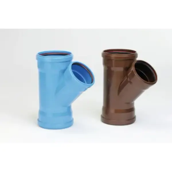 BRANCHEMENT PVC FFF HSK D200/160 45° MARRON