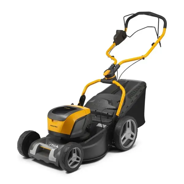 Tondeuse sans fil tractée - Collector 548e S kit - largeur coupe 48 cm - batterie et chargeur inclus - jaune - Stiga