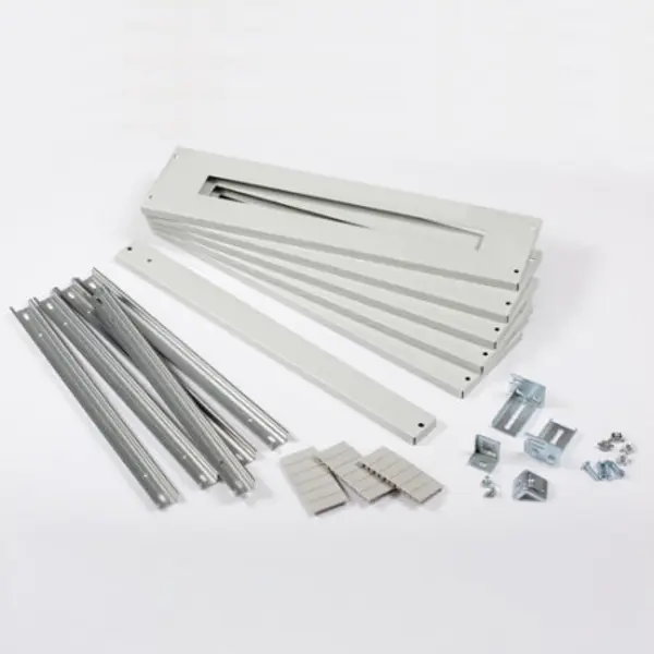 S120M200 IDE Kit plastron 5 rangées en métal pour coffret IDE Atlantic 65SUP120168 ou 40ENL120168