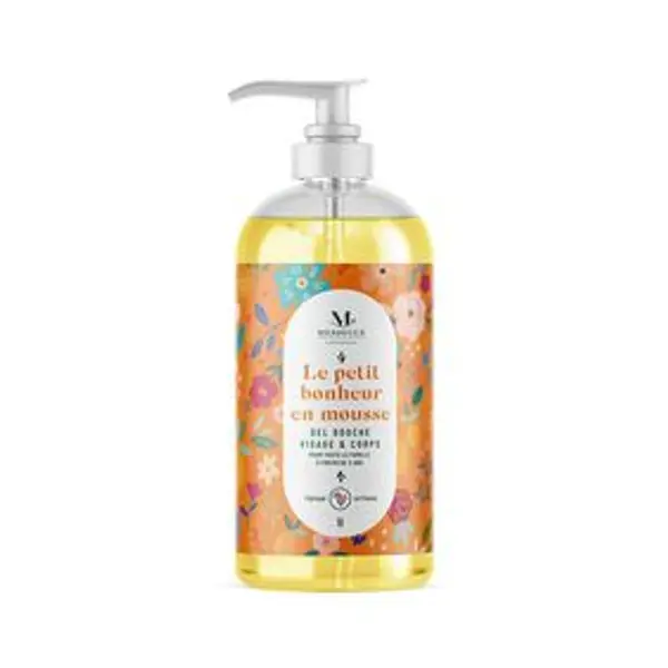 Gel douche visage et corps Le Petit Bonheur en Mousse Mességué 1L