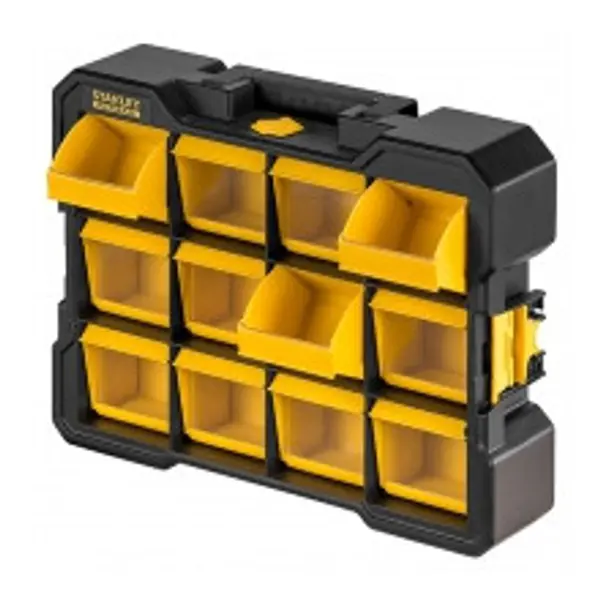 Organiseur flip bin fatmax Organiseurs à 12 casiers basculants 450 x 356 x 108 mm - STANLEY