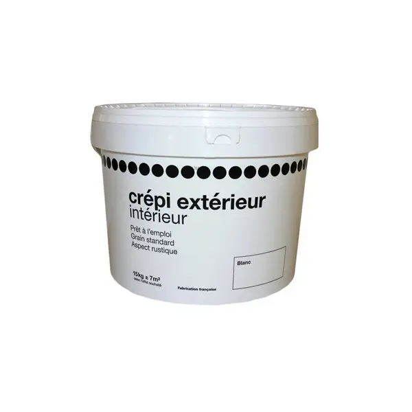 Crepi exterieur/intérieur blanc 15 kg
