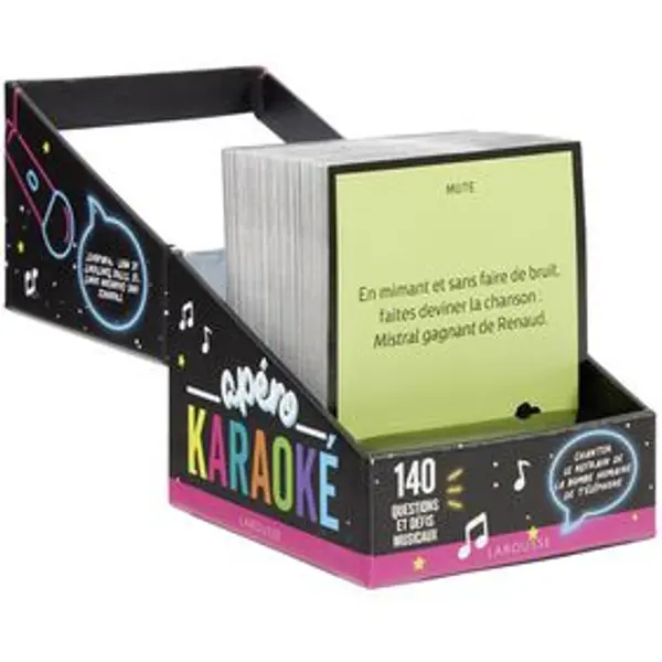 Jeu apéro karaoké