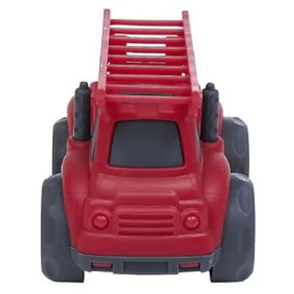 Camion de pompier plastique rouge 10x6,5xH7 cm