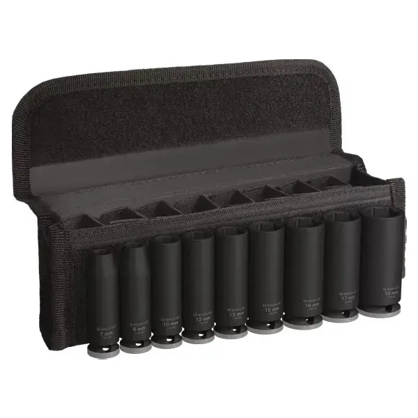 Set 9 Douilles Longues Impact 3/8 Bosch