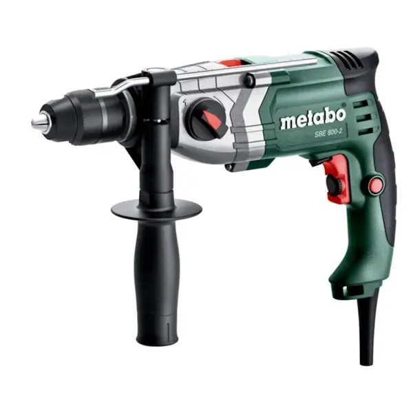 Perceuse à percussion SBE 800 - 800W - Coffret - Metabo