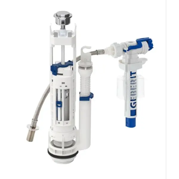 Mécanisme WC complet rincage simple touche - Alimentation universelle