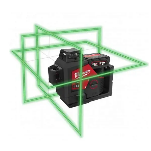MILWAUKEE Laser 3 lignes vert 12V 4Ah - M12 3PL-401C - 4933478102