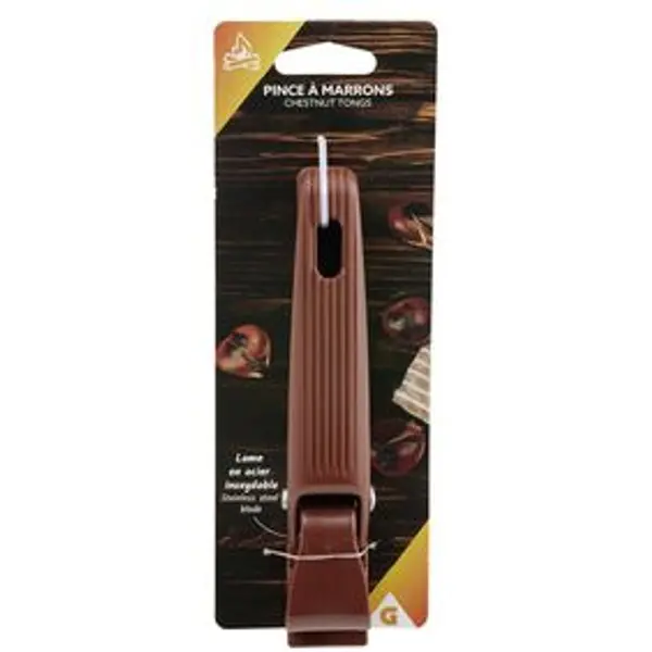 Pince à marrons lame en acier inoxydable L17cm
