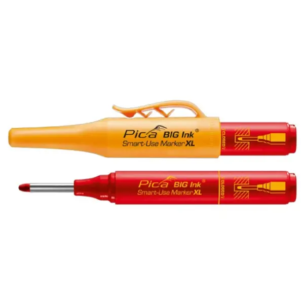 Marqueur pointe fine trou profond Pica Big Ink Rouge Pica