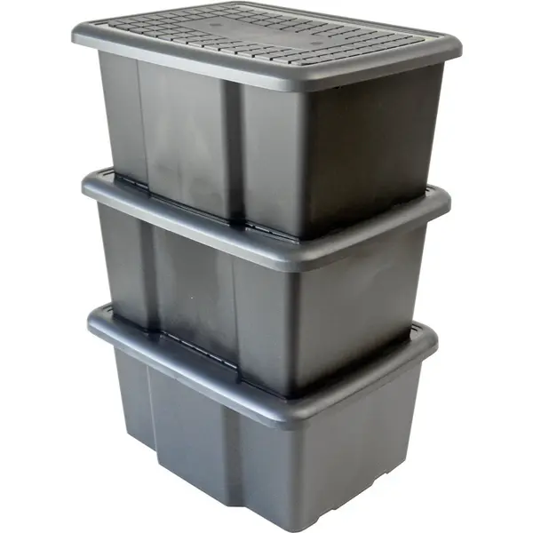 Lot de 3 bacs 30L SUNDIS l.45.5 x p.36.5 x H.23 cm - SUNDIS