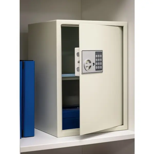 Coffret de sécurité à poser Vincennes, fermeture électronique à code, 2 pênes, 53L - THIRARD