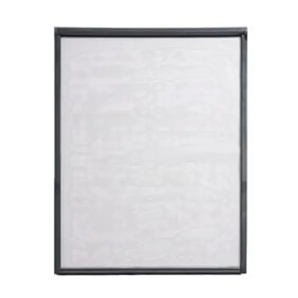 Moustiquaire enroulable pour fenêtre 125x160cm PVC gris