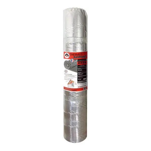 Isolant mince Rampant thermo réflecteur 1,5 x 10m, EP. 35 mm - THERMEO