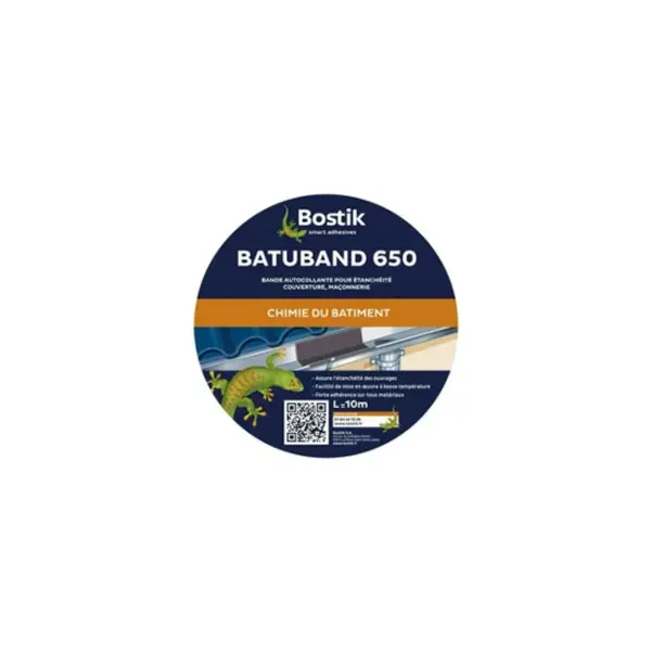 Batuband 650 Gris Largeur 22,5cm Rouleau De 10 M Bostik