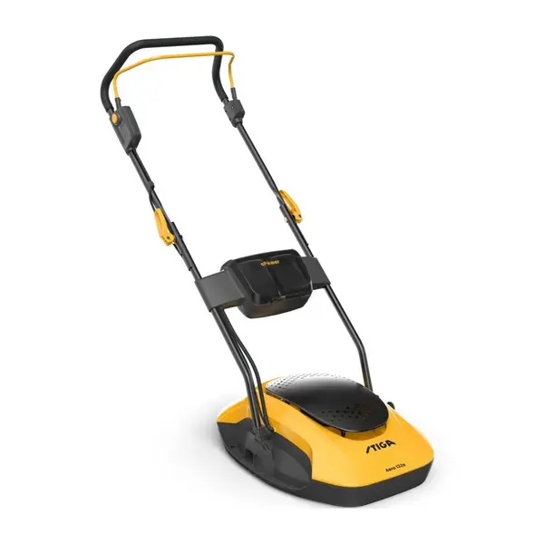 Tondeuse sans fil batterie 4Ah incluse - Aero 132e kit - 100 m² - 750W - largeur coupe 30 cm - jaune - Stiga