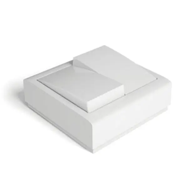 Doble Conmutador Serie 8000 10A-250V Bl