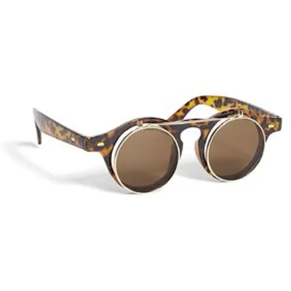 Paire de lunettes double flip